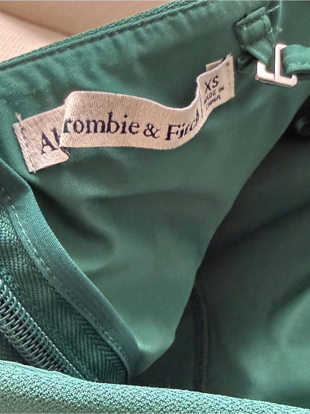 Abercrombie & Fitch Emerald Green Midi Slip Dress (never worn) - Picture 4 of 4
